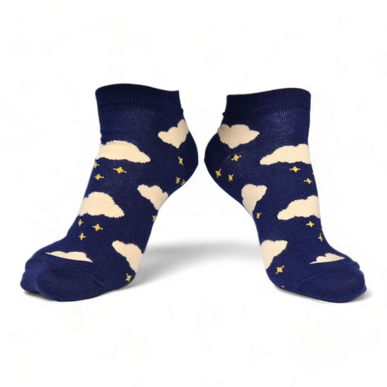 Chaussettes fantaisie MARCHAND D’ETOILES COURTES Coton bio 1