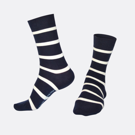 Chaussettes fantaisie MARIN AU LONG COURS Coton bio 2