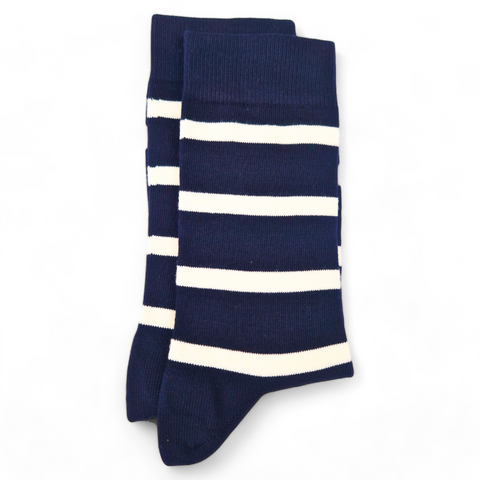 Chaussettes fantaisie MARIN AU LONG COURS Coton bio 2