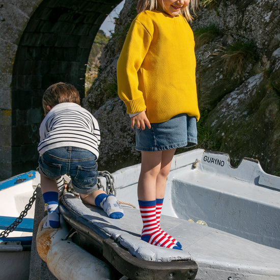 Chaussettes fantaisie MARIN FRIPON BAMBINS Coton bio 2