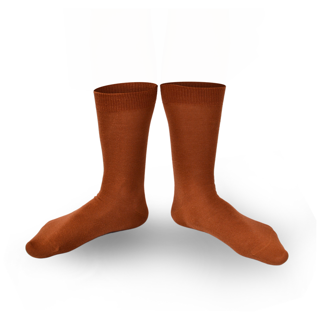 Chaussettes fantaisie MARRON GLACÉ Coton bio 1