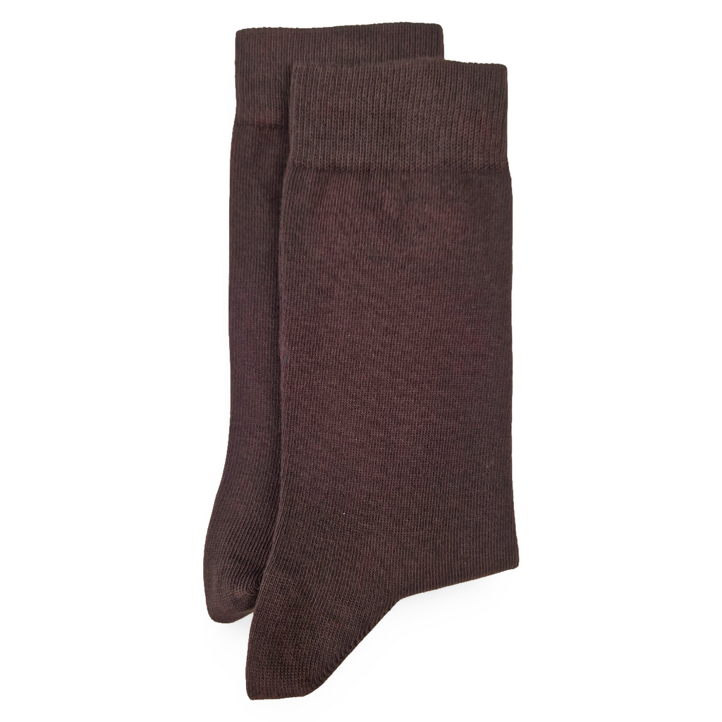 Chaussettes fantaisie MARRON NOUS Coton bio 2
