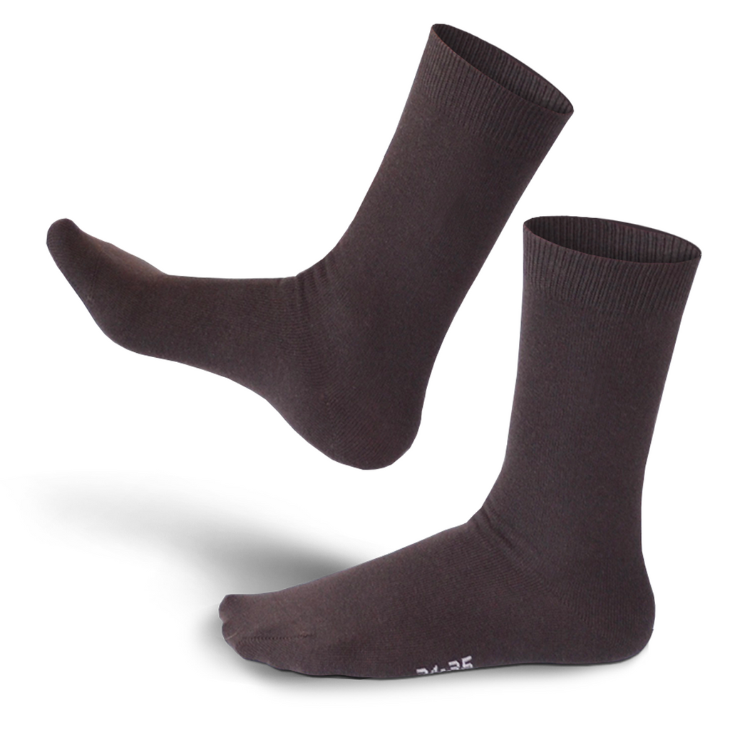 Chaussettes fantaisie MARRON NOUS Coton bio 1