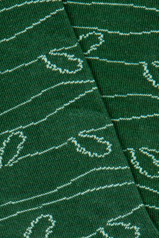 Chaussettes fantaisie MILLE FEUILLES Coton bio 3