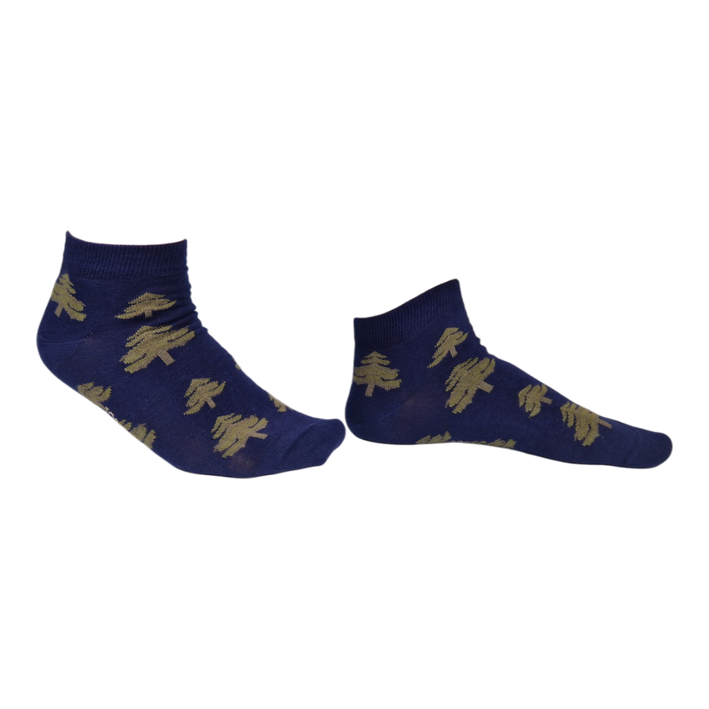 Chaussettes fantaisie MON BEAU SAPIN ROI DES FORETS COURTES Coton bio 1