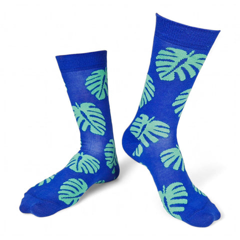 Chaussettes fantaisie MONSTERA DE LA JUNGLE Coton bio 3