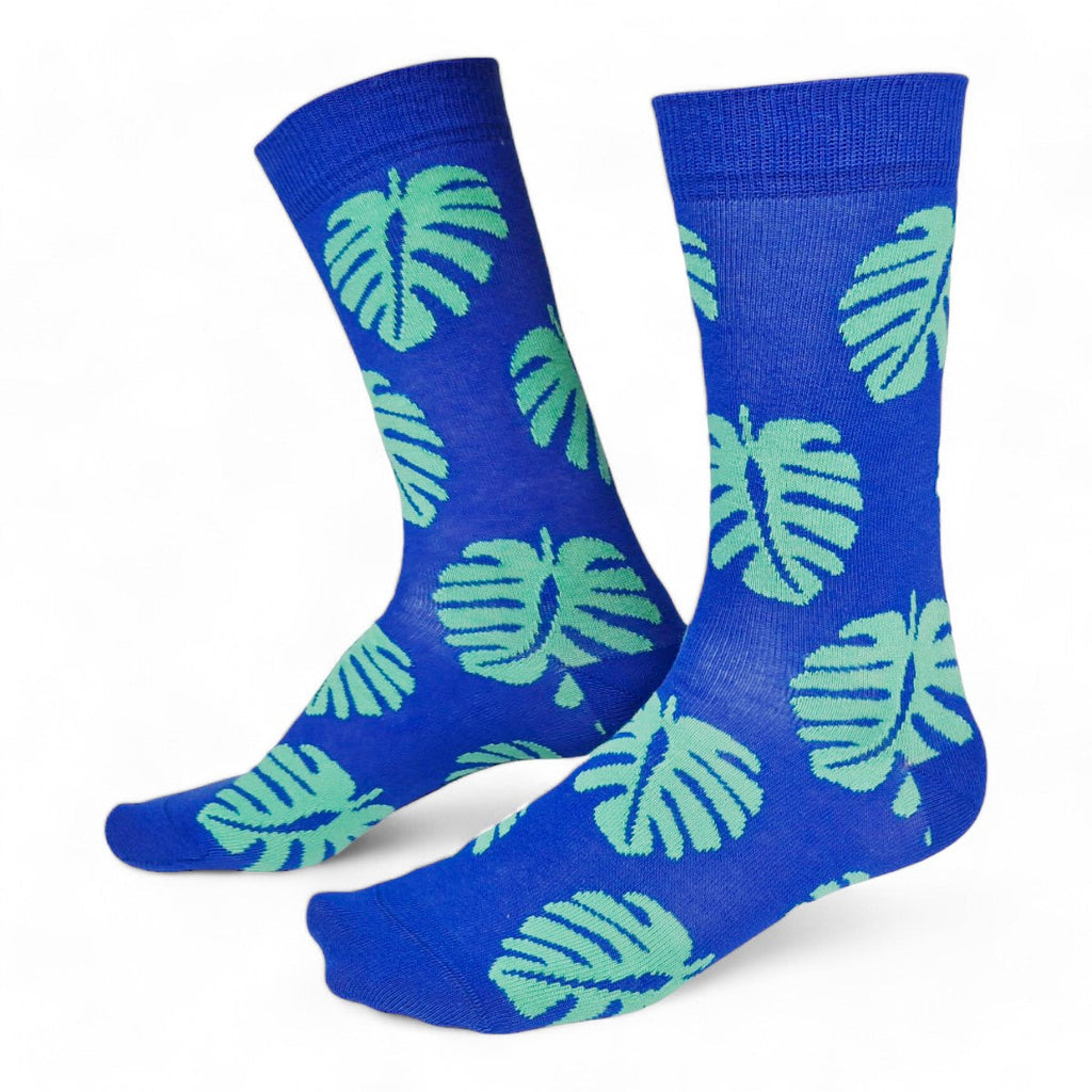 Chaussettes fantaisie MONSTERA DE LA JUNGLE Coton bio 1