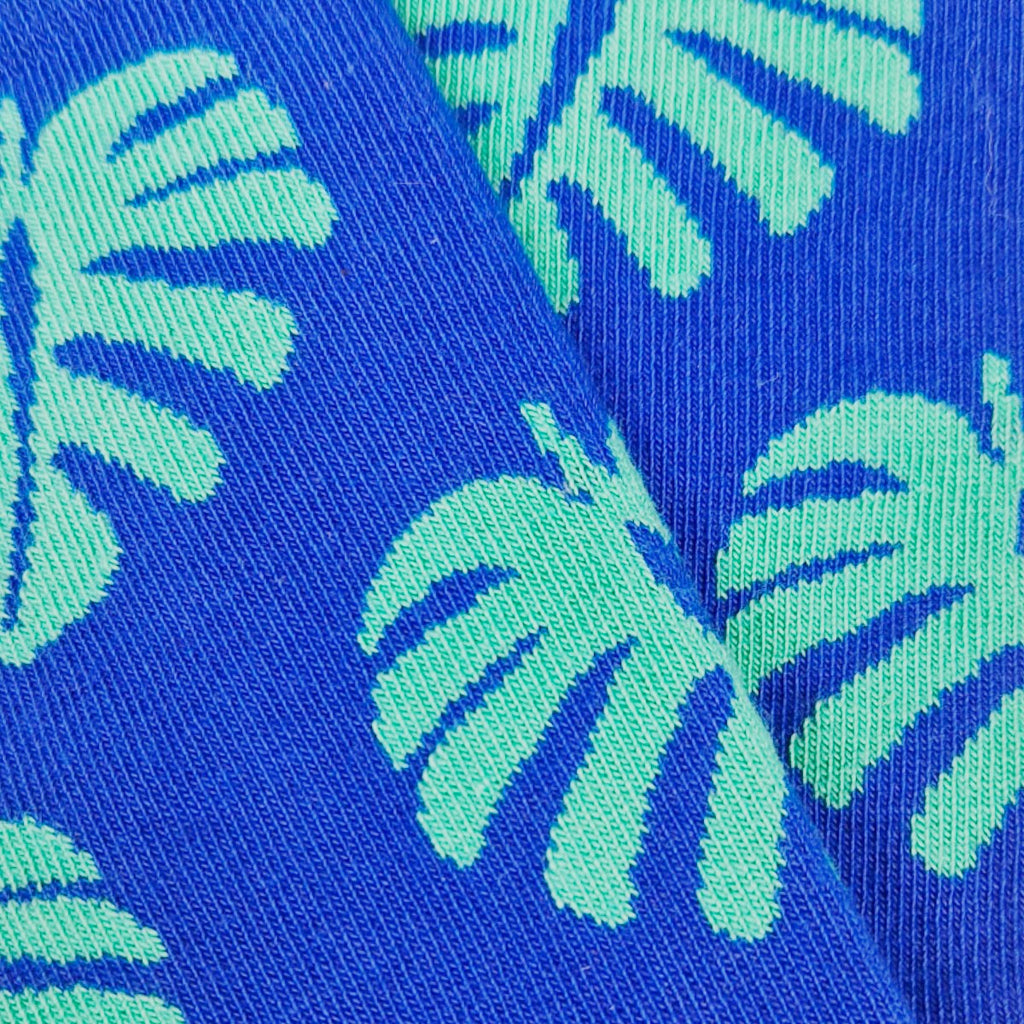 Chaussettes fantaisie MONSTERA DE LA JUNGLE Coton bio 2