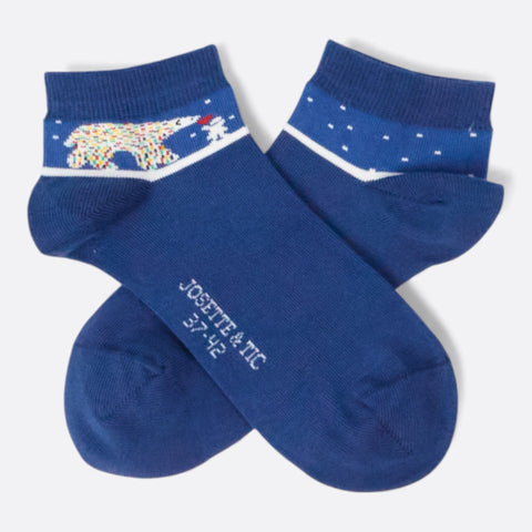 Chaussettes fantaisie NANUQ COURTES Coton bio 1