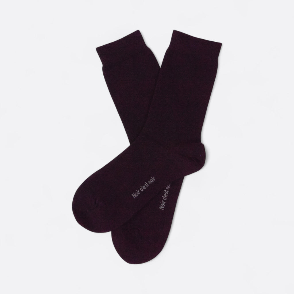 Chaussettes fantaisie NOIR C’EST Coton bio 1