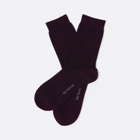 Chaussettes fantaisie NOIR C’EST Coton bio 1