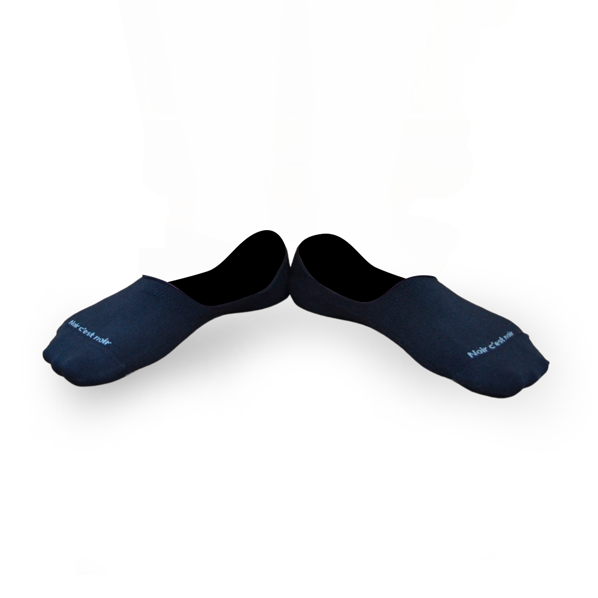 Chaussettes fantaisie NOIR C’EST INVISIBLE Coton bio 1