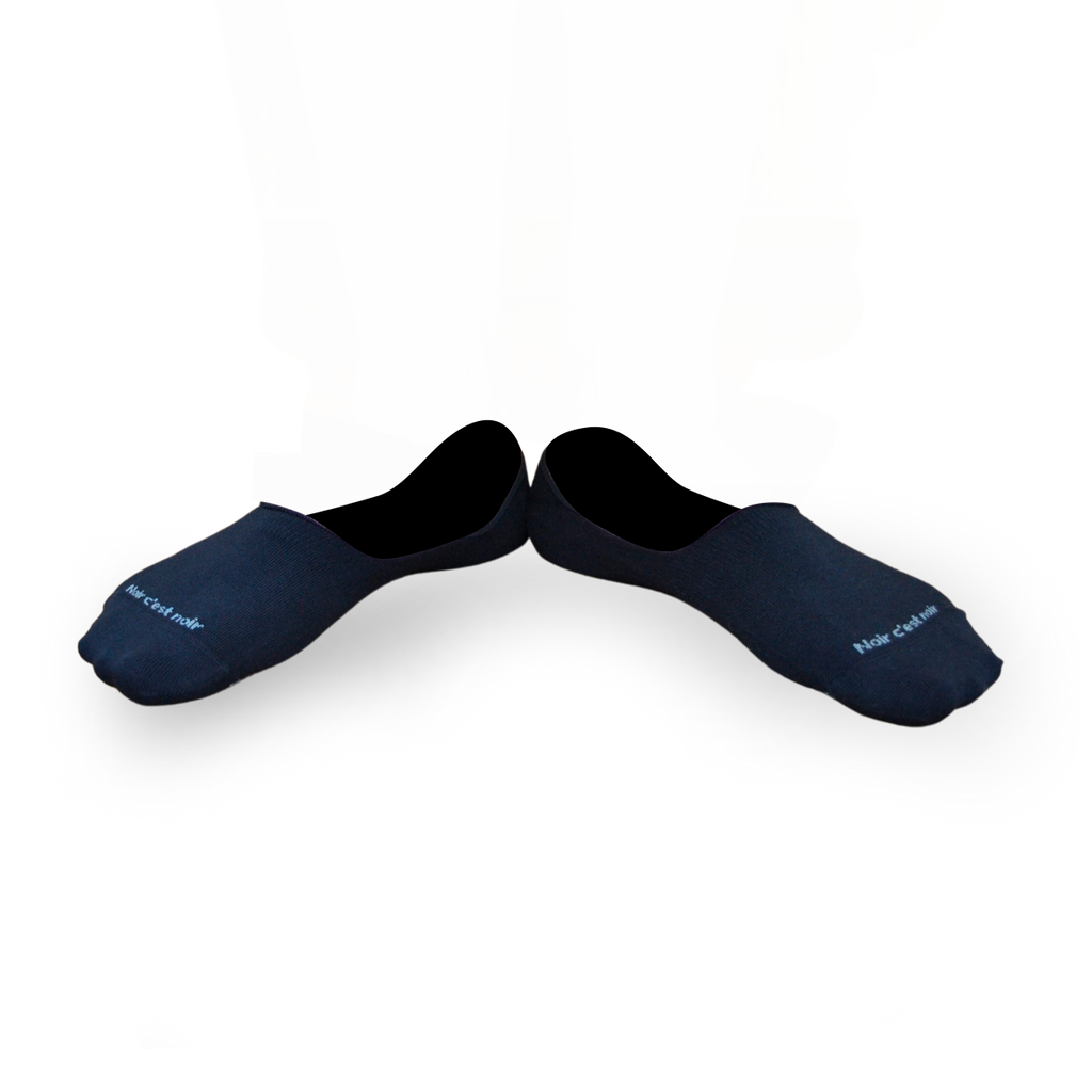 Chaussettes fantaisie NOIR C’EST INVISIBLE Coton bio 1