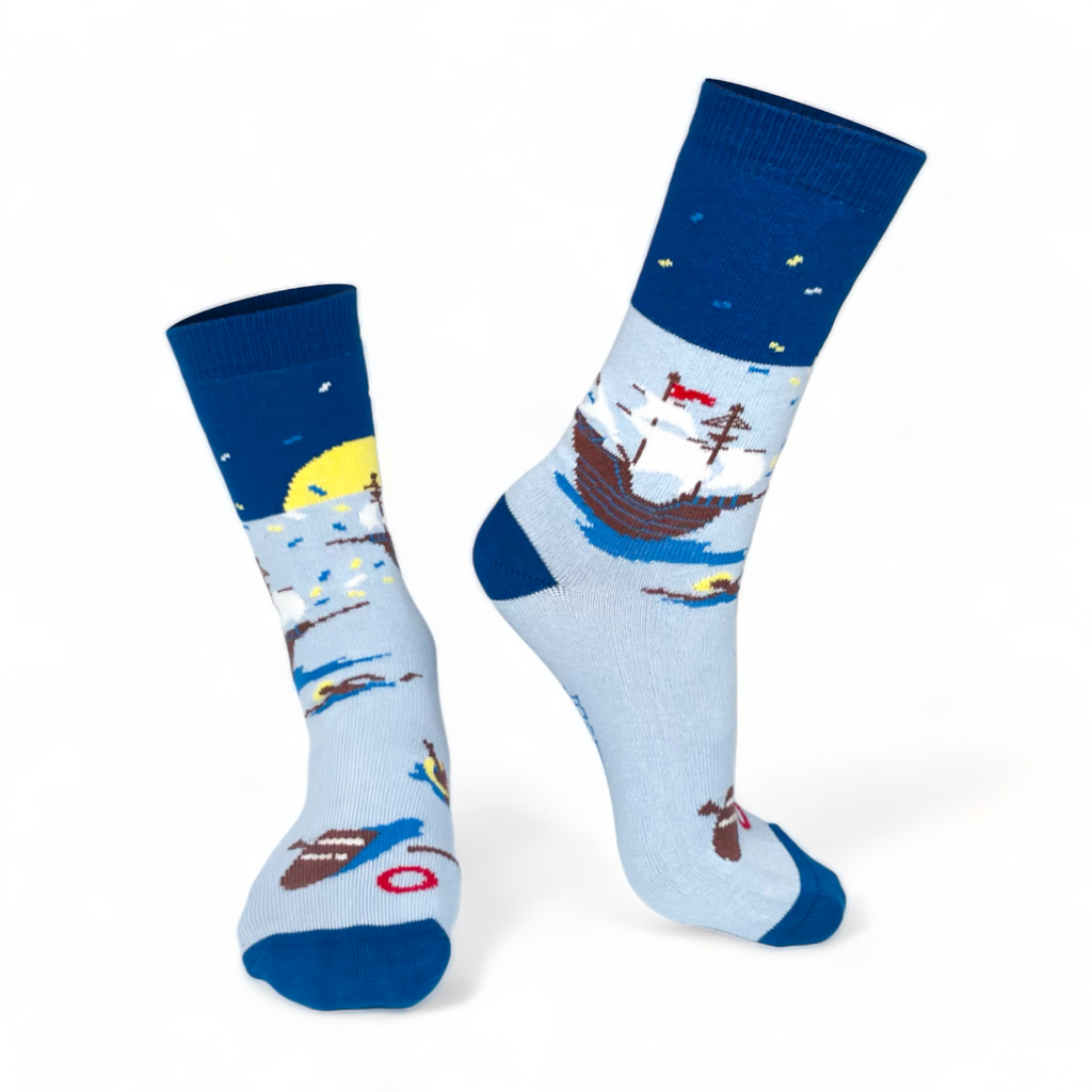 Chaussettes fantaisie OHÉ! DU BATEAU BAMBINS Coton bio 1