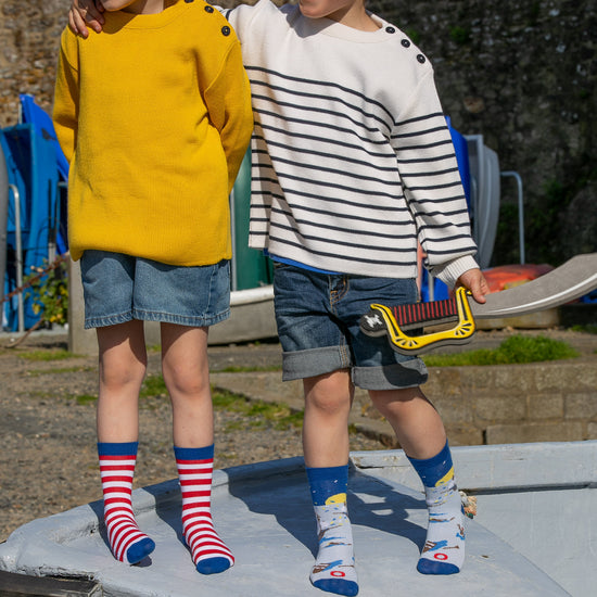 Chaussettes fantaisie OHÉ! DU BATEAU BAMBINS Coton bio 2