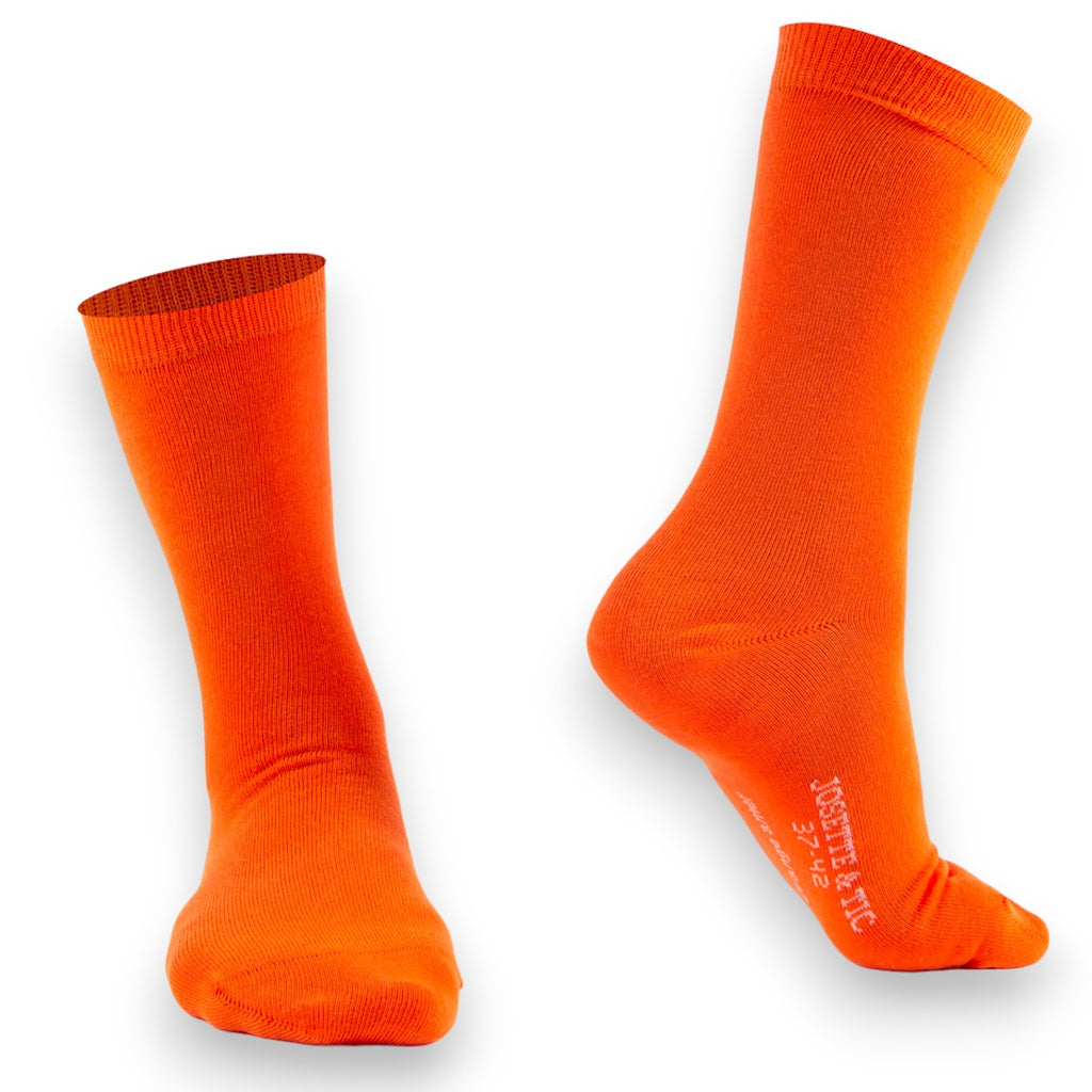 Chaussettes fantaisie ORANGE AMER Coton bio 1