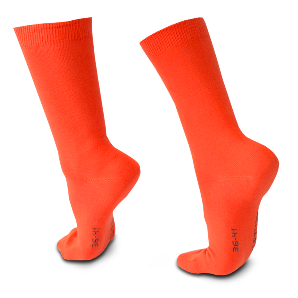 Chaussettes fantaisie ORANGE MECANIQUE Coton bio 1
