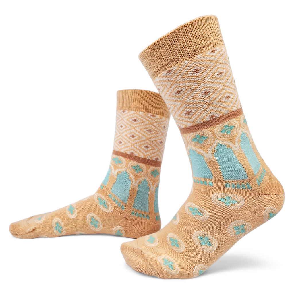 Chaussettes fantaisie PALAZZO Coton bio 1