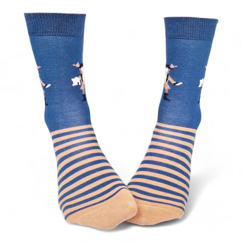 Chaussettes fantaisie PAS TOUCHE BRIGAND! Coton bio 3