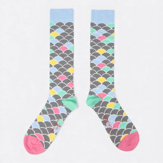 Chaussettes fantaisie PEAU DE LICORNE HAUTES Coton bio 2