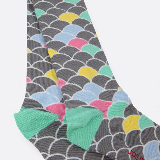 Chaussettes fantaisie PEAU DE LICORNE HAUTES Coton bio 3