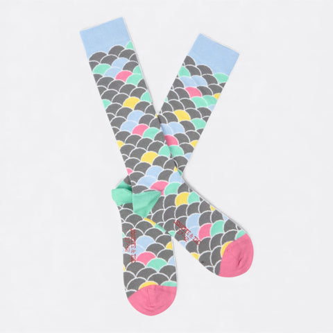 Chaussettes fantaisie PEAU DE LICORNE HAUTES Coton bio 1