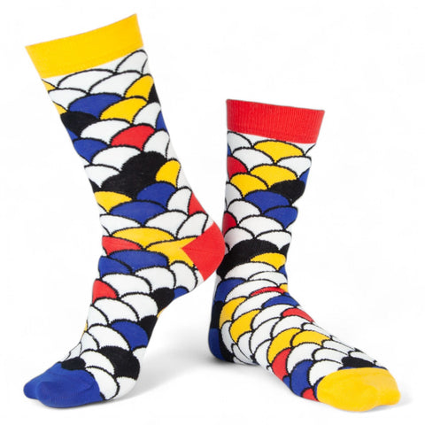 Chaussettes fantaisie PEAU DE PEINTURE Coton bio 4