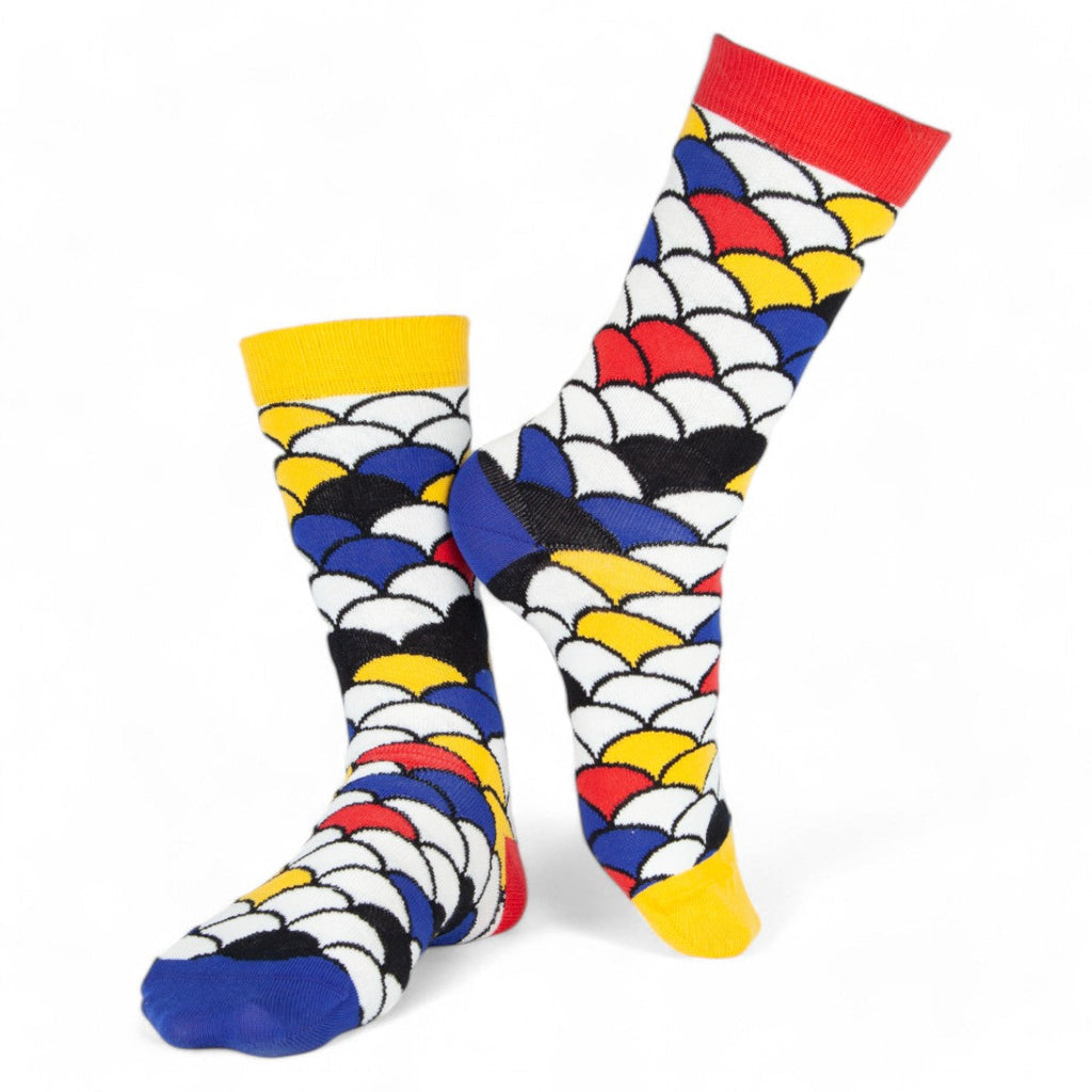 Chaussettes fantaisie PEAU DE PEINTURE Coton bio 1