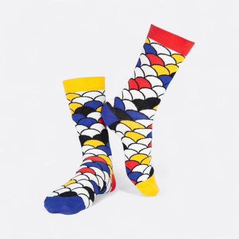 Chaussettes fantaisie PEAU DE PEINTURE Coton bio 3