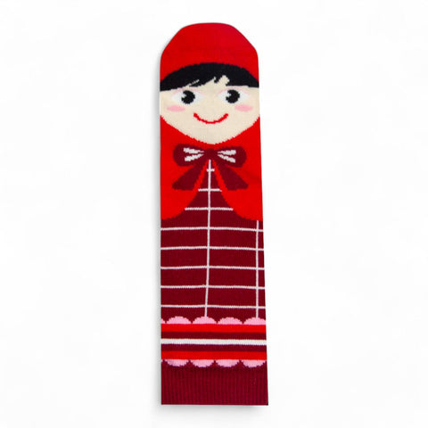Chaussettes fantaisie PETIT CHAPERON ROUGE BAMBINS Coton bio 3
