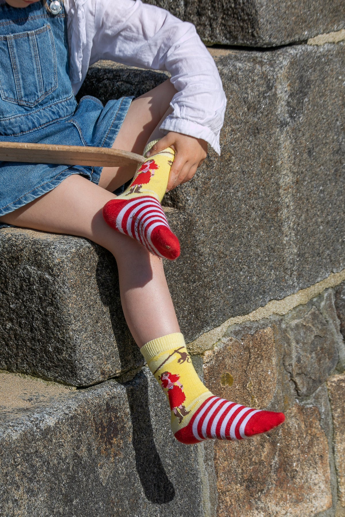 Chaussettes fantaisie PETITS SINGES DES CARAÏBES BAMBINS Coton bio 2