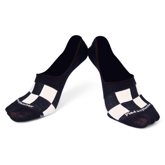 Chaussettes fantaisie PIED AU PLANCHER INVISIBLES Coton bio 1