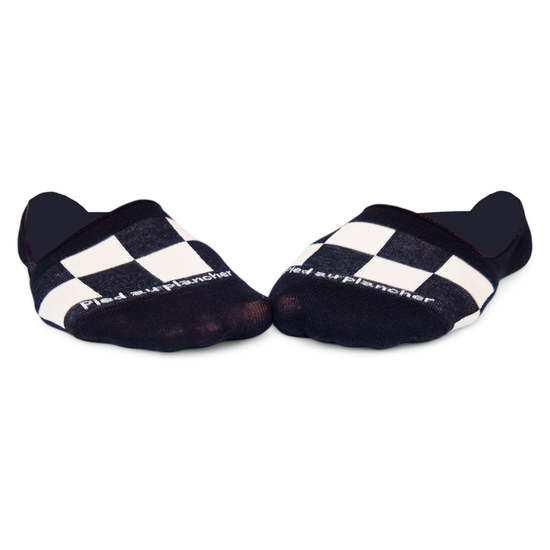Chaussettes fantaisie PIED AU PLANCHER INVISIBLES Coton bio 2