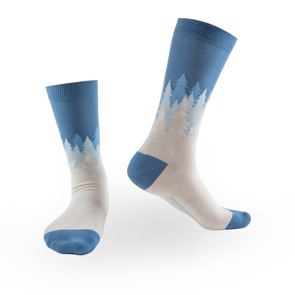 Chaussettes fantaisie PIED DE BICHE Coton bio 1