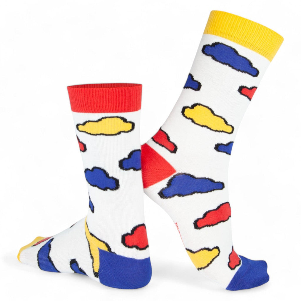 Chaussettes fantaisie PIET DE VENT Coton bio 1