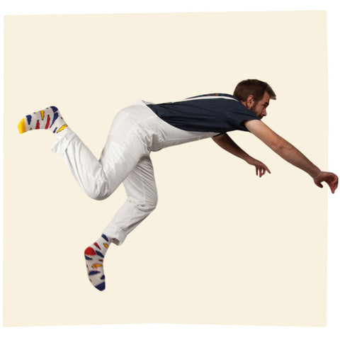 Chaussettes fantaisie PIET DE VENT Coton bio 2