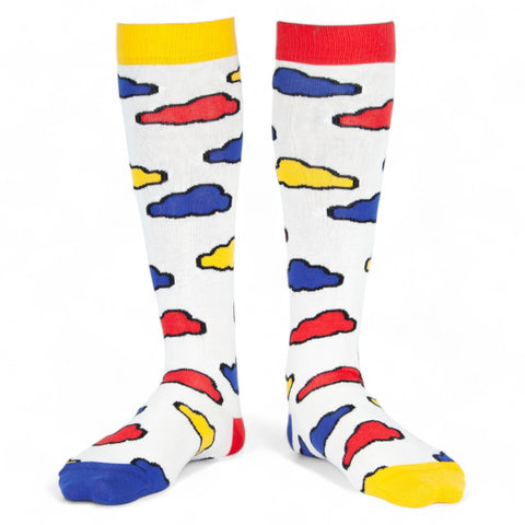 Chaussettes fantaisie PIET DE VENT HAUTES Coton bio 1