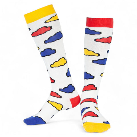 Chaussettes fantaisie PIET DE VENT HAUTES Coton bio 2