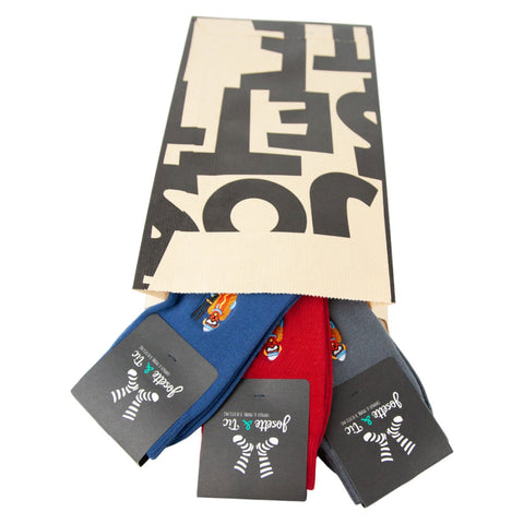 Chaussettes fantaisie POCHETTE CADEAU Coton bio 2