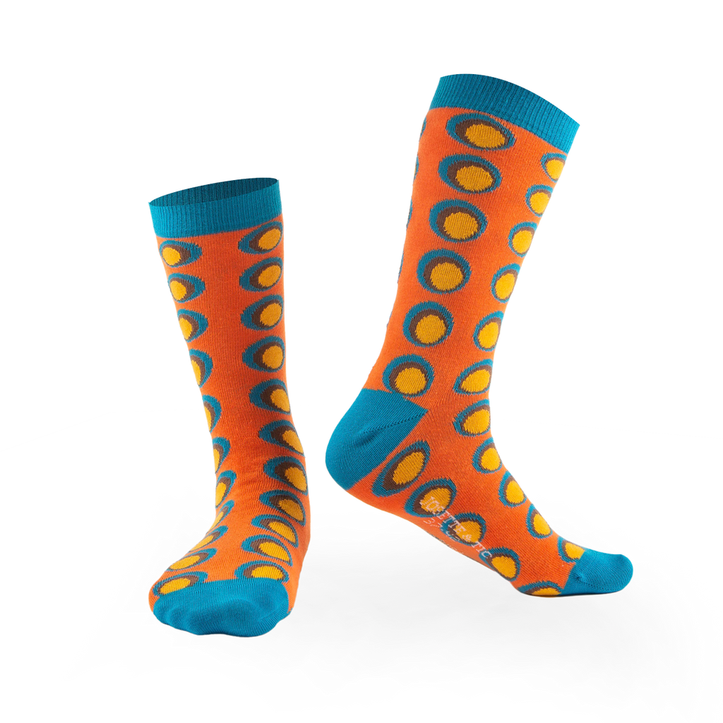 Chaussettes fantaisie POINÇONNEUSE Coton bio 1