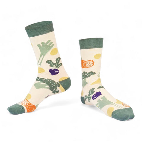 Chaussettes fantaisie POTAGE D’HIVER Coton bio 1