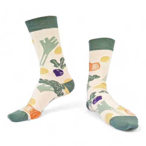 Chaussettes fantaisie POTAGE D’HIVER Coton bio 2