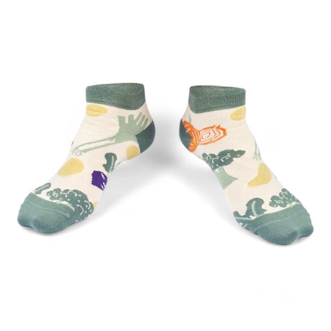 Chaussettes fantaisie POTAGE D’HIVER COURTES Coton bio 2