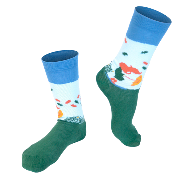 Chaussettes fantaisie PRENDRE L’HAIR BAMBINS Coton bio 1