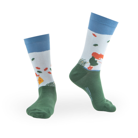 Chaussettes fantaisie PRENDRE L’HAIR Coton bio 1