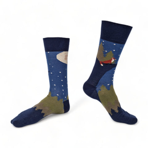 Chaussettes fantaisie PROJET LUNAIRE Coton bio 1