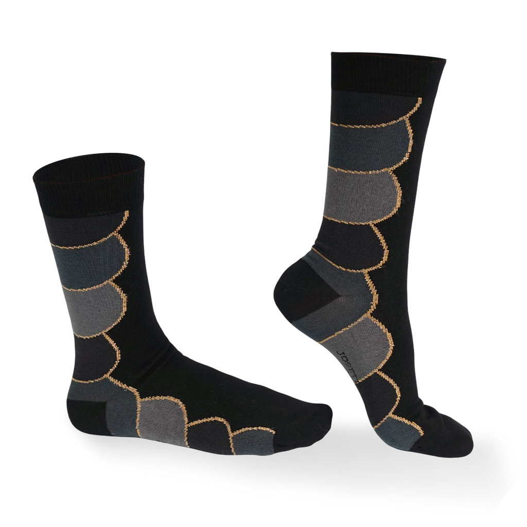 Chaussettes fantaisie PUREE DE CORBEAU Coton bio 1