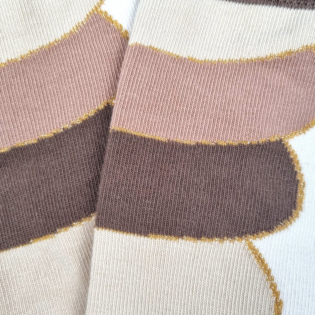 Chaussettes fantaisie PURÉE DE TOURTERELLE Coton bio 2