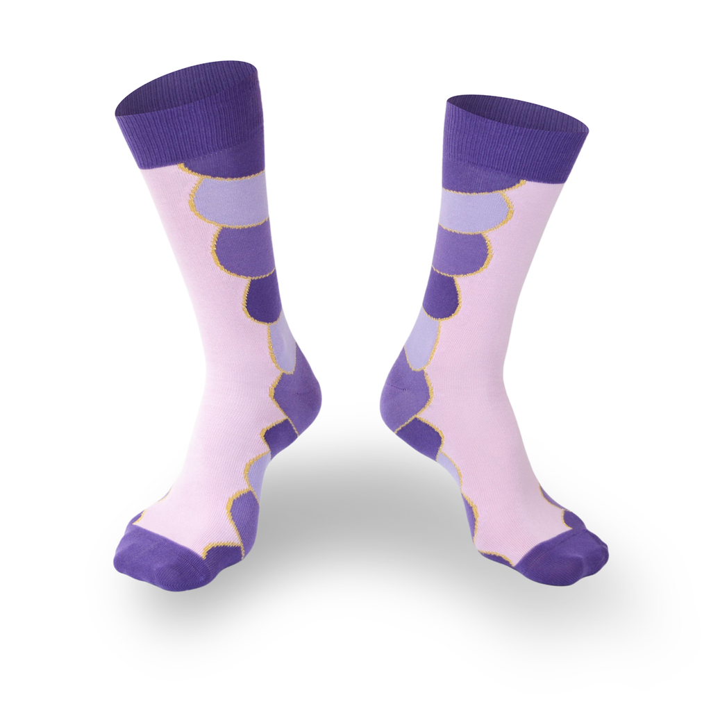 Chaussettes fantaisie PURÉE D’ÉTOURNEAU Coton bio 1