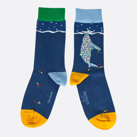 Chaussettes fantaisie QAJAQ BLANCHE Coton bio 2